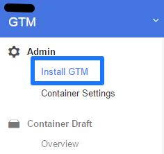 Get GTM Install Code