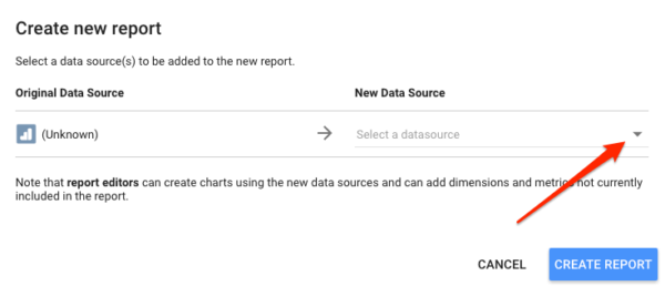 Connect Google Analytics to Google Data Studio